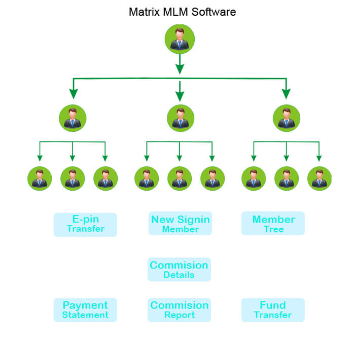matrix mlm plan software India